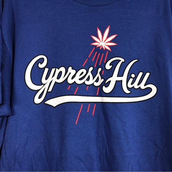 Control industry Cypress hill "LA Blue" SS Tee, Unisex Adult's Size XL - Blue - Picture 6 of 10